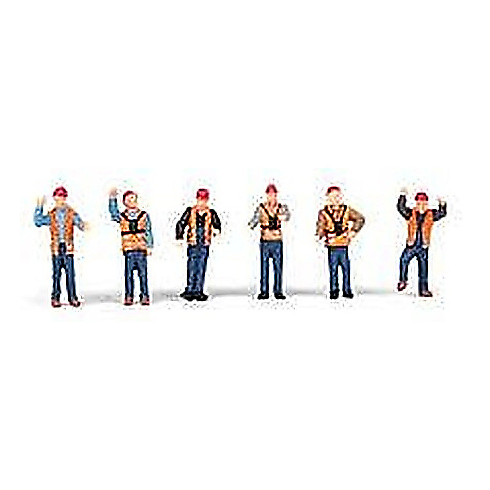 Walthers SceneMaster 949-6065 HO Railroad Yard Crew pkg(6)