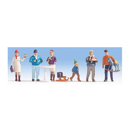 Walthers SceneMaster 6069 HO Holiday Shoppers pkg(6)