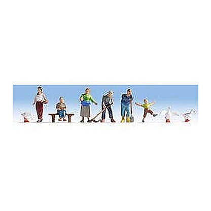 Walthers SceneMaster 949-6071 HO Farmers 6 Figures with Accessories