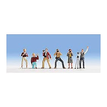 Walthers SceneMaster 949-6077 HO Photographers Figures pkg(6)