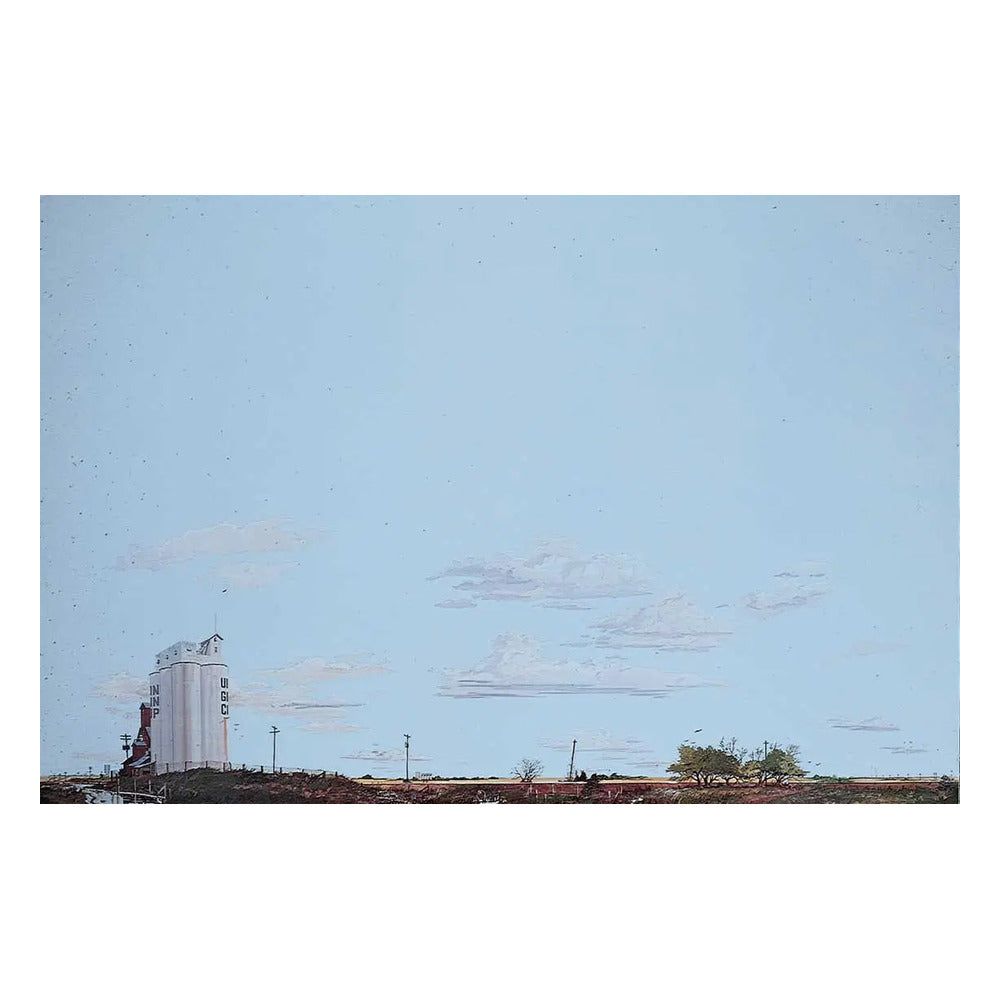 Walthers SceneMaster 949-709 HO Backdrop - Prairie/Grain Elevator