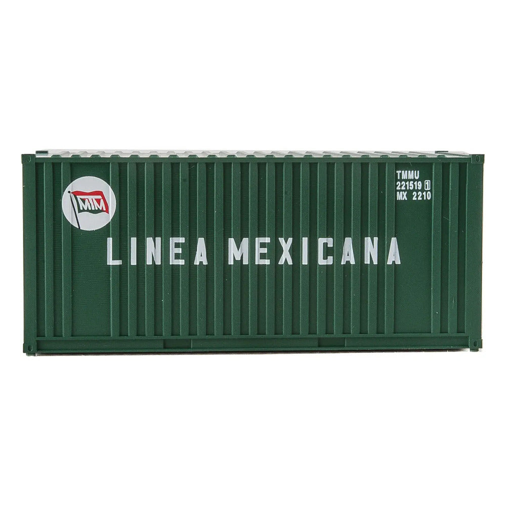 Walthers SceneMaster 949-8008 HO 20' Container Linea Mexicana