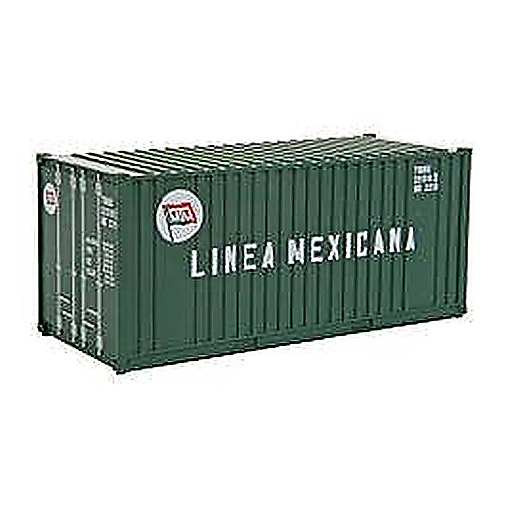 Walthers SceneMaster 949-8008 HO 20' Container Linea Mexicana