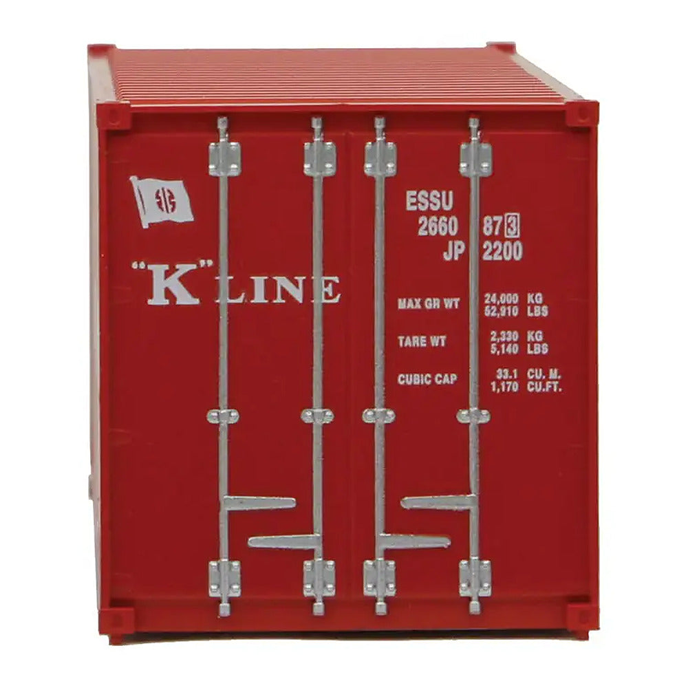 Walthers SceneMaster 949-8013 HO 20' Container K-Line