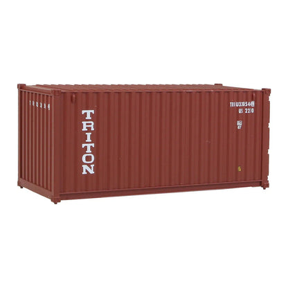 Walthers SceneMaster 949-8053 HO 20' Corrugated Container Triton