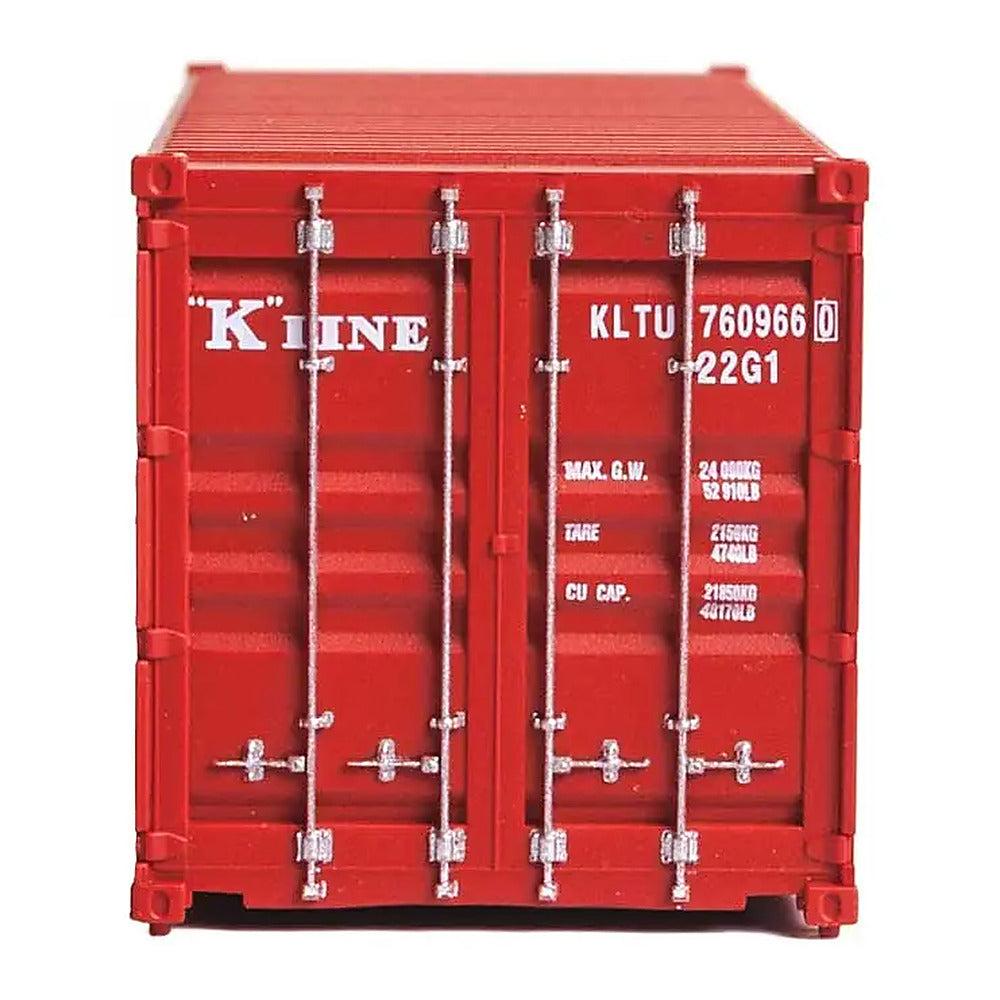 Walthers SceneMaster 949-8073 HO 20' Corrugated Container - K-Line