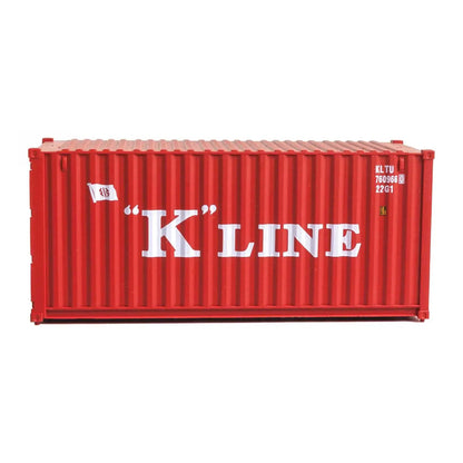 Walthers SceneMaster 949-8073 HO 20' Corrugated Container - K-Line