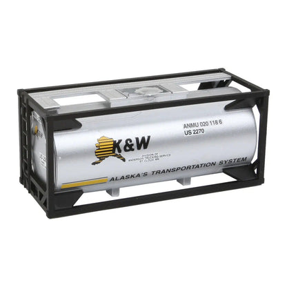 Walthers SceneMaster 949-8102 HO 20' Tank Container Kit - K&W Alaska