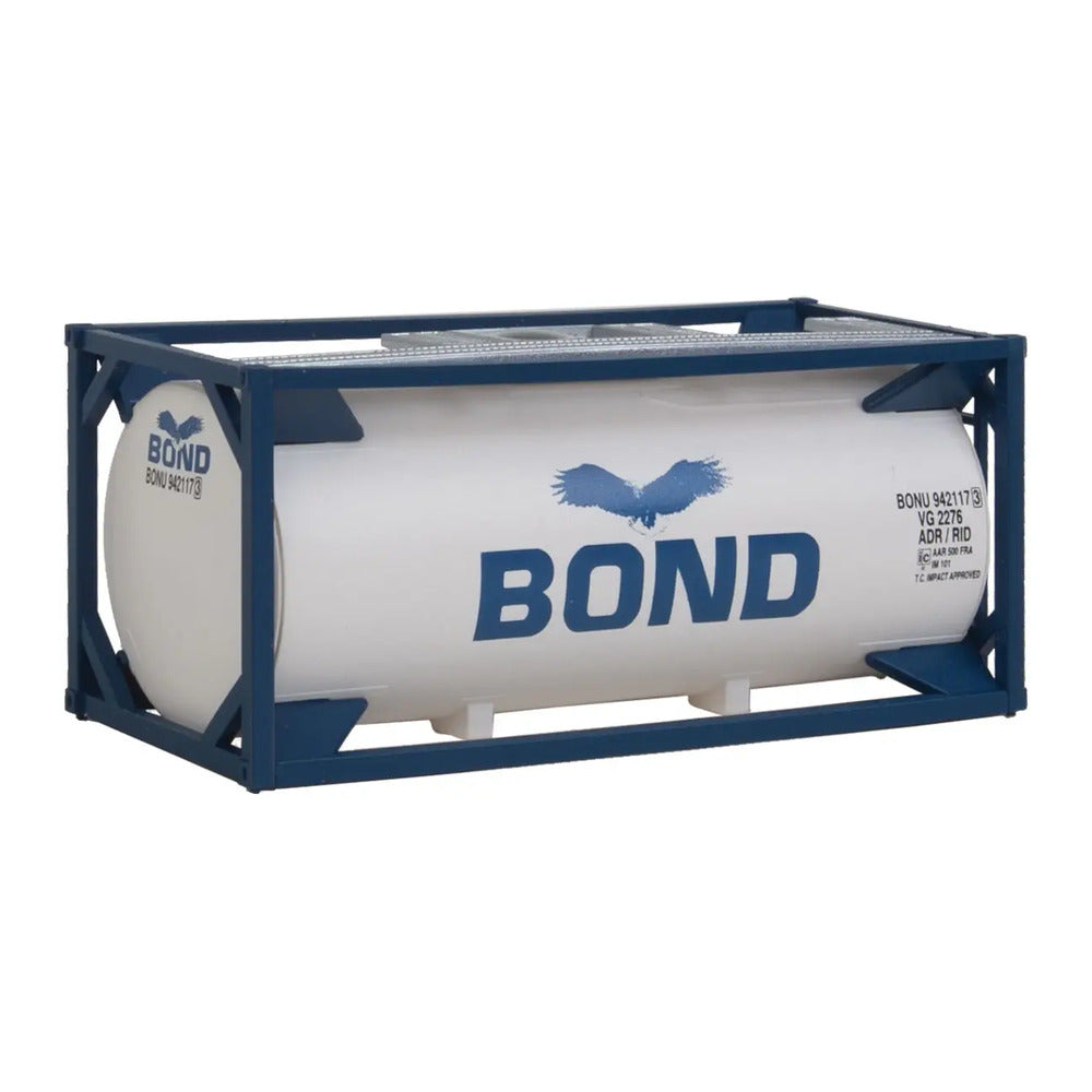 Walthers SceneMaster 949-8103 HO 20' Tank Container Kit - Bond