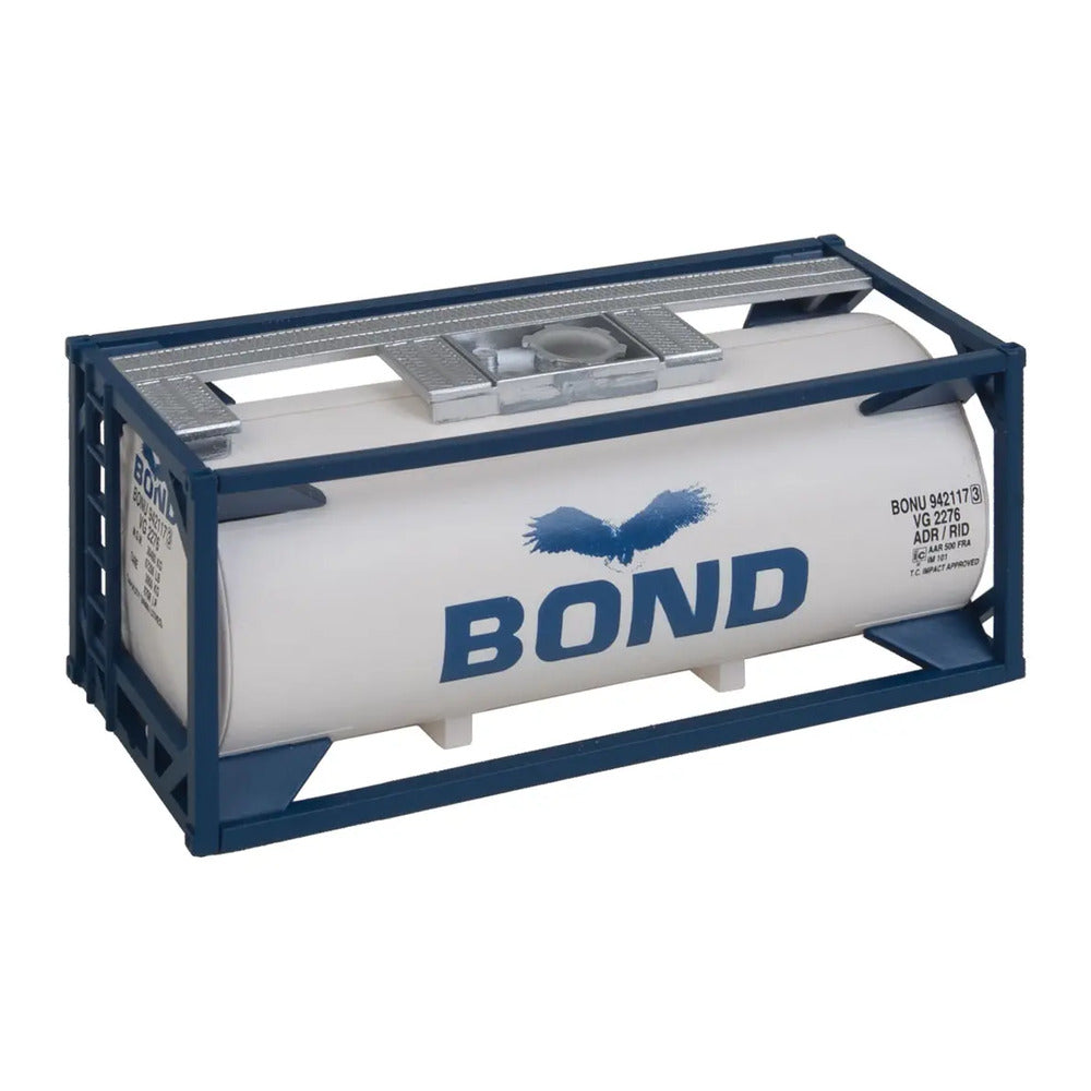 Walthers SceneMaster 949-8103 HO 20' Tank Container Kit - Bond