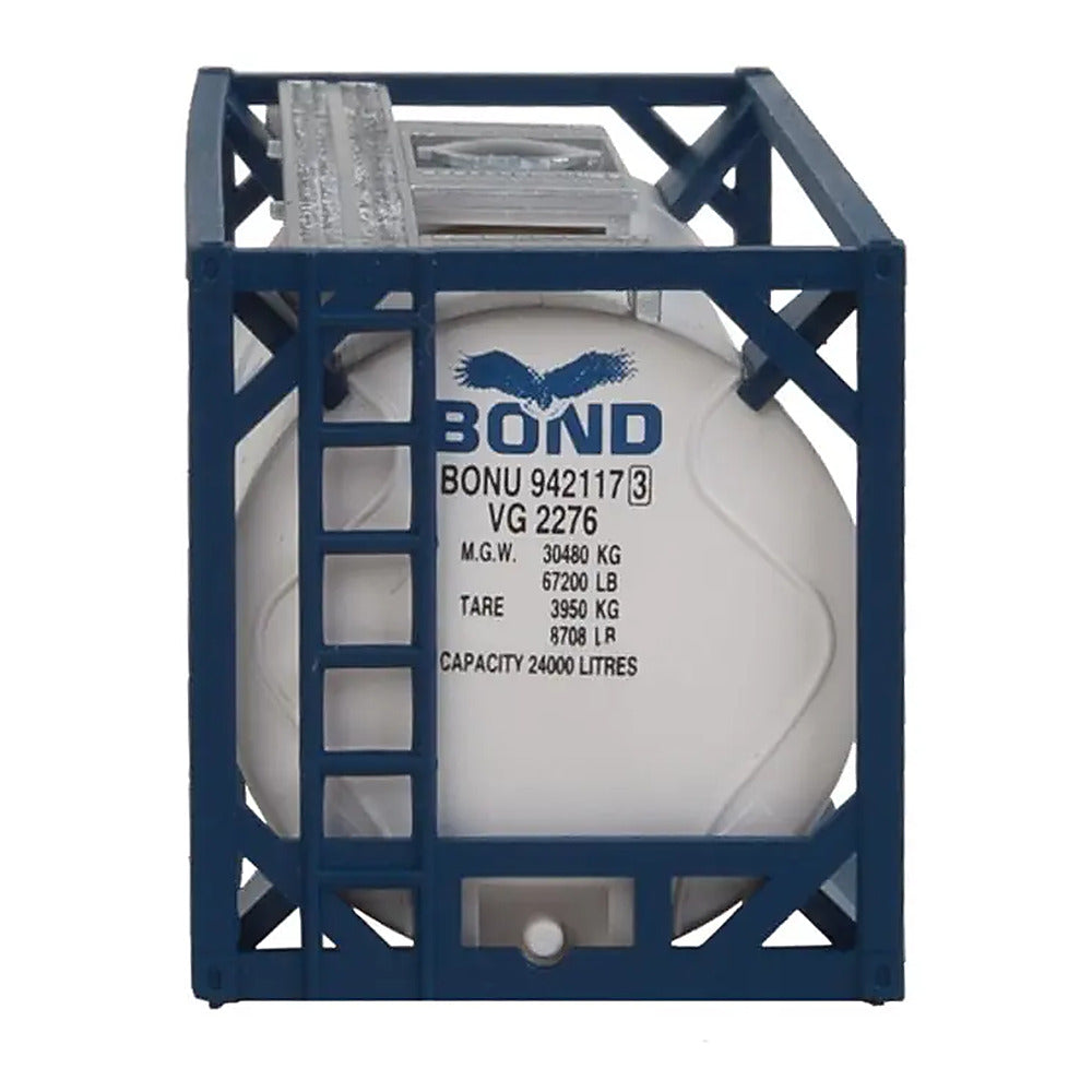 Walthers SceneMaster 949-8103 HO 20' Tank Container Kit - Bond