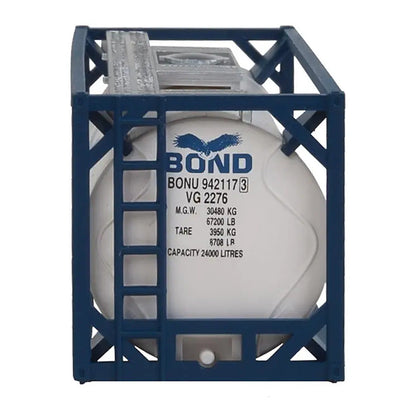 Walthers SceneMaster 949-8103 HO 20' Tank Container Kit - Bond