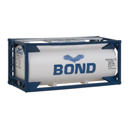 Walthers SceneMaster 949-8103 HO 20' Tank Container Kit - Bond