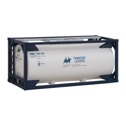 Walthers SceneMaster 949-8106 HO 20' Tank Kit - Twinstar Leasing