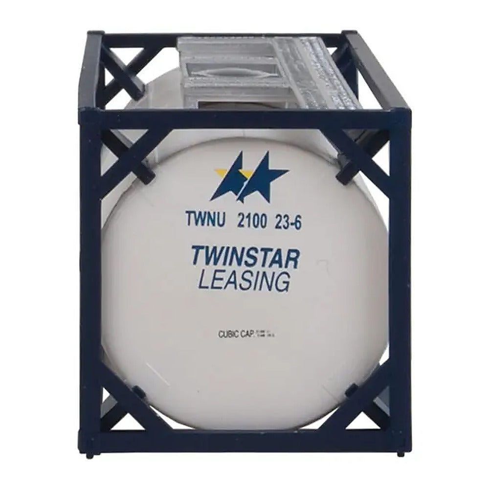 Walthers SceneMaster 949-8106 HO 20' Tank Kit - Twinstar Leasing