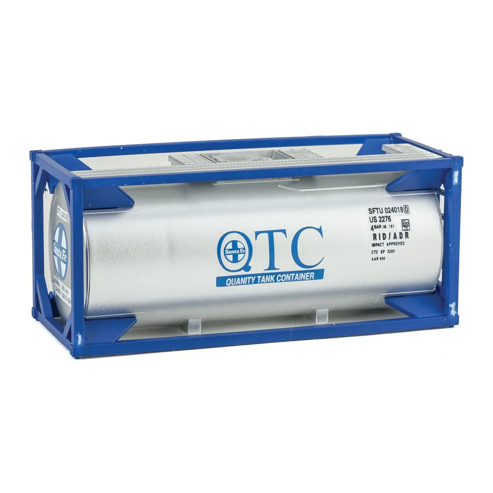 Walthers SceneMaster 8107 HO 20' Tank Container Santa Fe