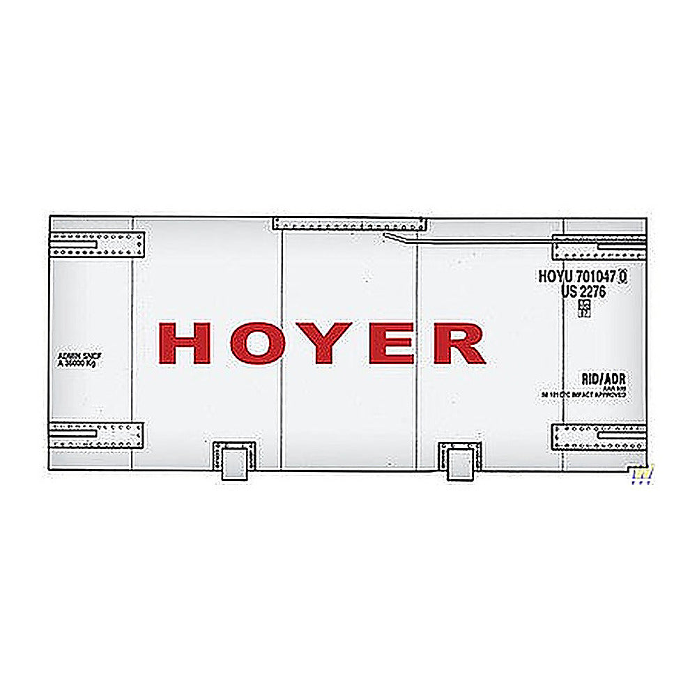 Walthers SceneMaster 8108 HO 20' Tank Container Hoyer