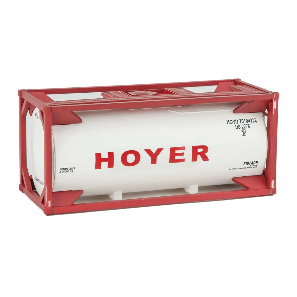 Walthers SceneMaster 8108 HO 20' Tank Container Hoyer