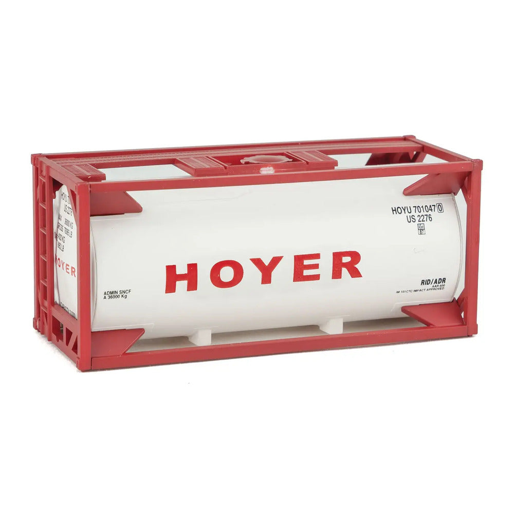 Walthers SceneMaster 8108 HO 20' Tank Container Hoyer