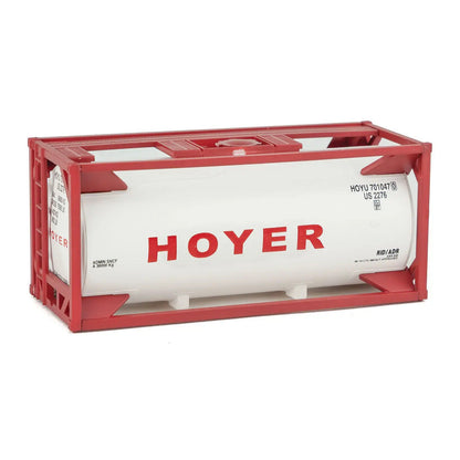 Walthers SceneMaster 8108 HO 20' Tank Container Hoyer