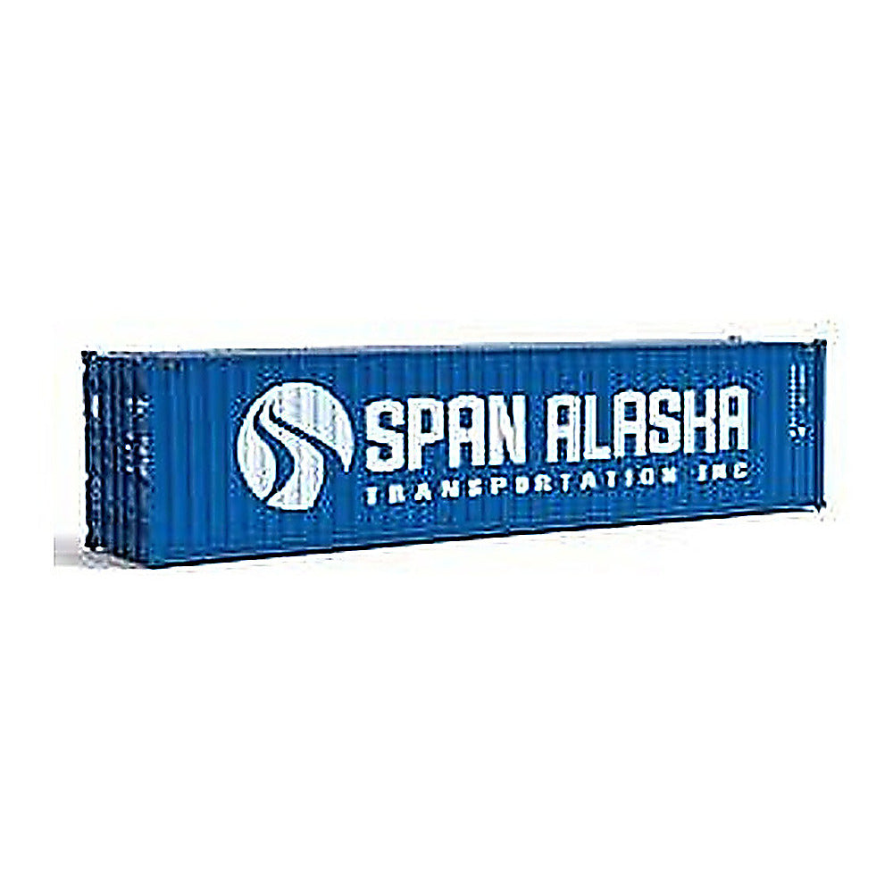 Walthers SceneMaster 949-8273 HO 40' Hi-Cube Container - Span Alaska