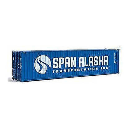 Walthers SceneMaster 949-8273 HO 40' Hi-Cube Container - Span Alaska