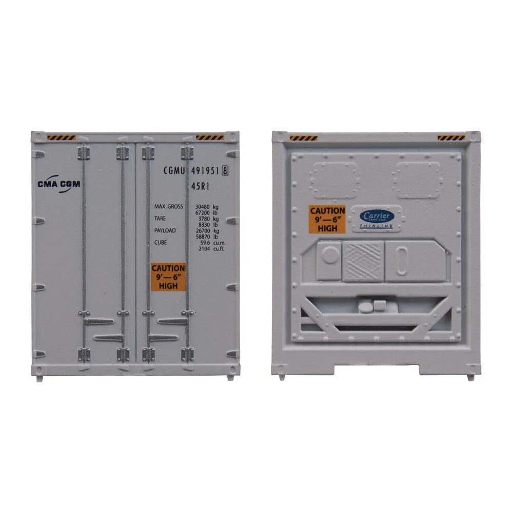Walthers SceneMaster 8357 HO 40' Reefer Container CMA-CGM