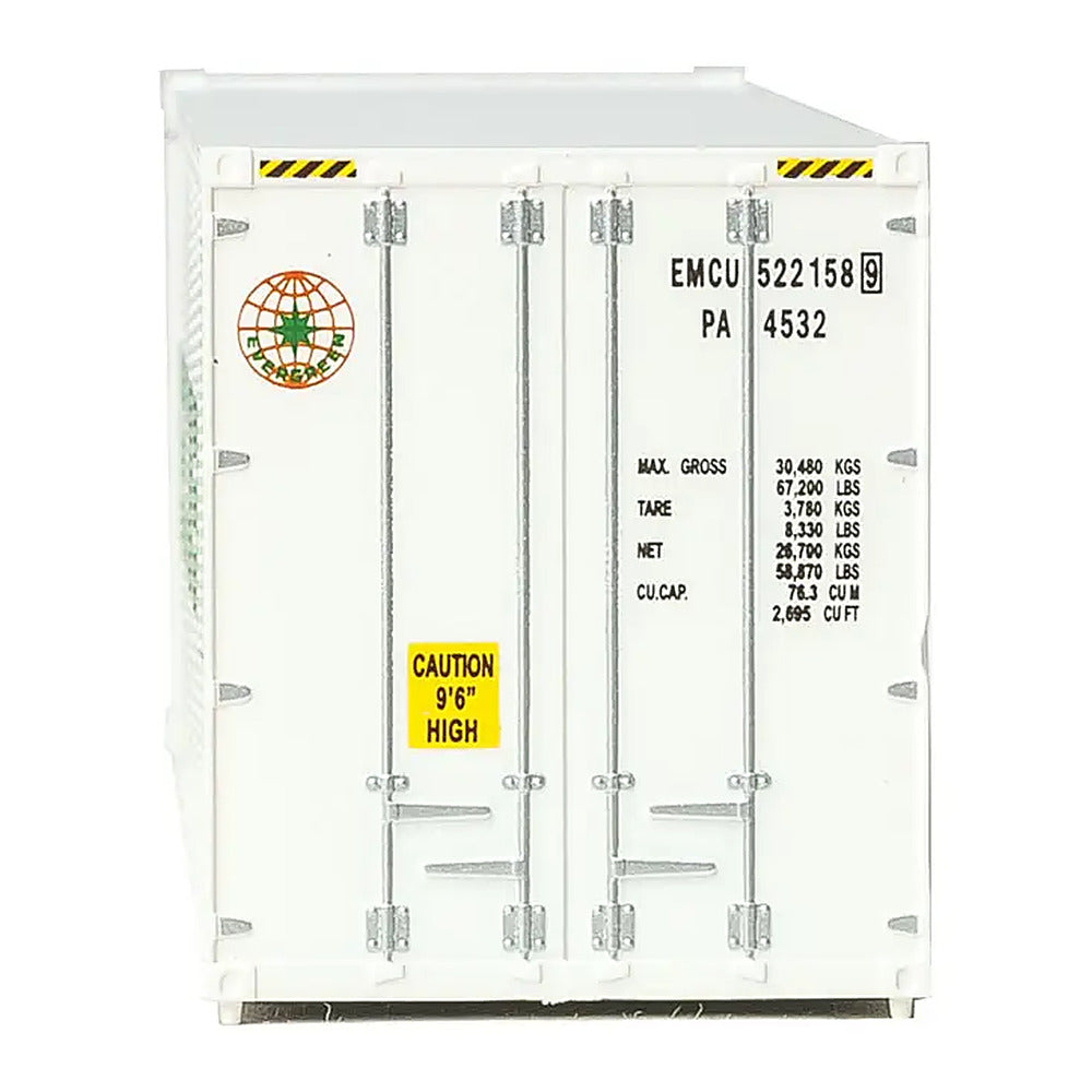 Walthers SceneMaster 8360 HO 40' Reefer Container Evergreen
