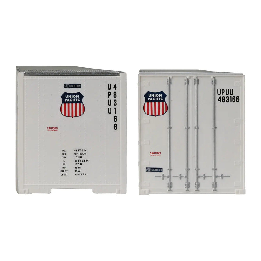 Walthers SceneMaster 949-8460 HO 48' Ribbed Container - Union Pacific