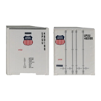Walthers SceneMaster 949-8460 HO 48' Ribbed Container - Union Pacific