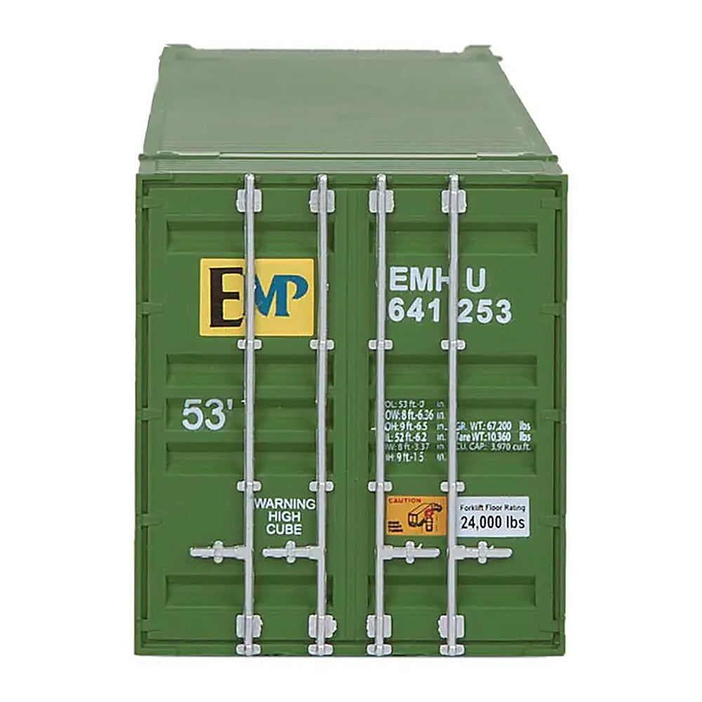 Walthers SceneMaster 949-8503 HO 53' Corrugated Container - EMP