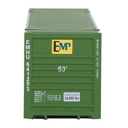 Walthers SceneMaster 949-8503 HO 53' Corrugated Container - EMP