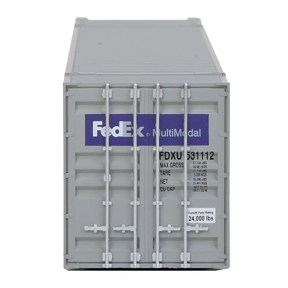 Walthers SceneMaster 949-8504 HO 53' Container - FedEx MultiModal