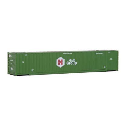 Walthers SceneMaster 949-8505 HO 53' Corrugated Container - Hub Group