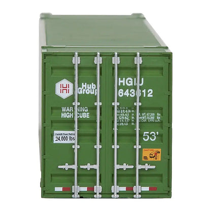 Walthers SceneMaster 949-8505 HO 53' Corrugated Container - Hub Group