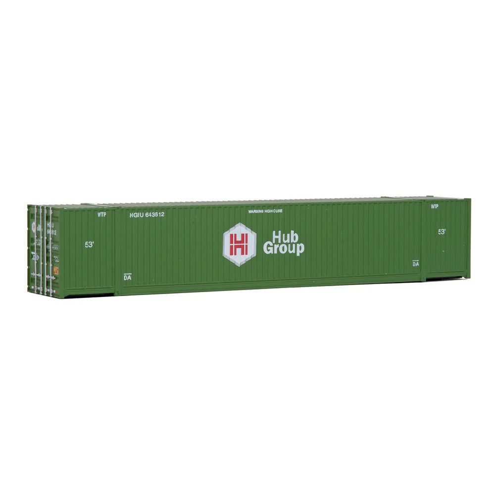 Walthers SceneMaster 949-8505 HO 53' Corrugated Container - Hub Group