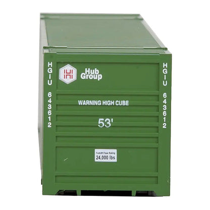 Walthers SceneMaster 949-8505 HO 53' Corrugated Container - Hub Group