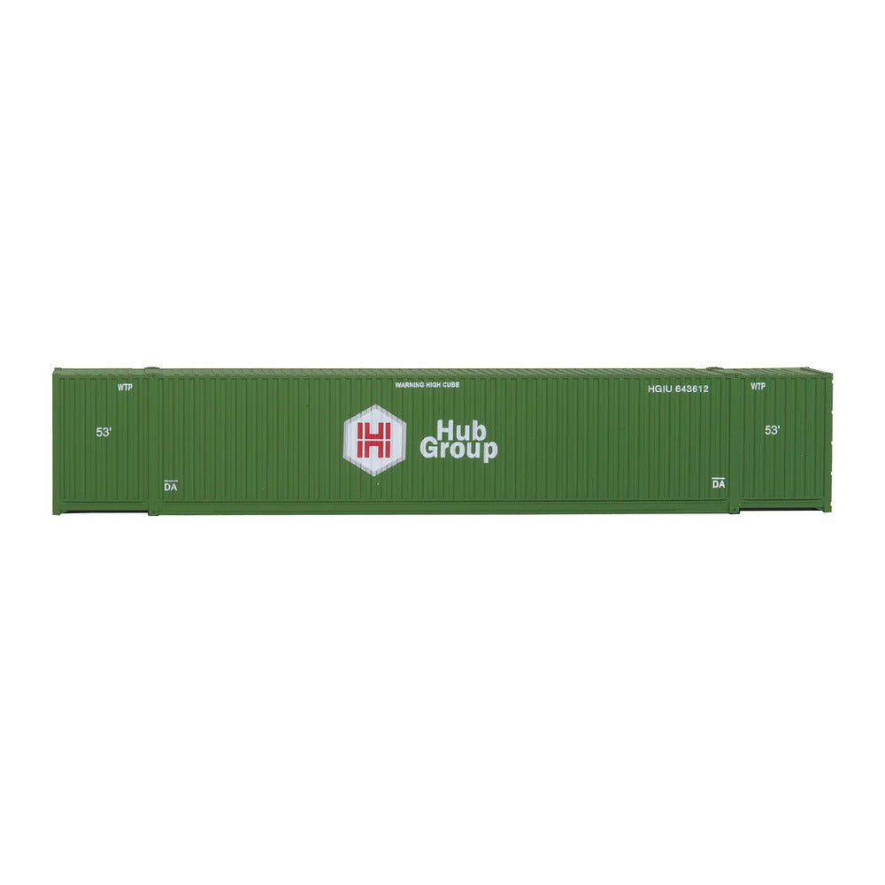 Walthers SceneMaster 949-8505 HO 53' Corrugated Container - Hub Group