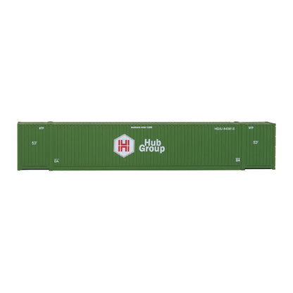 Walthers SceneMaster 949-8505 HO 53' Corrugated Container - Hub Group