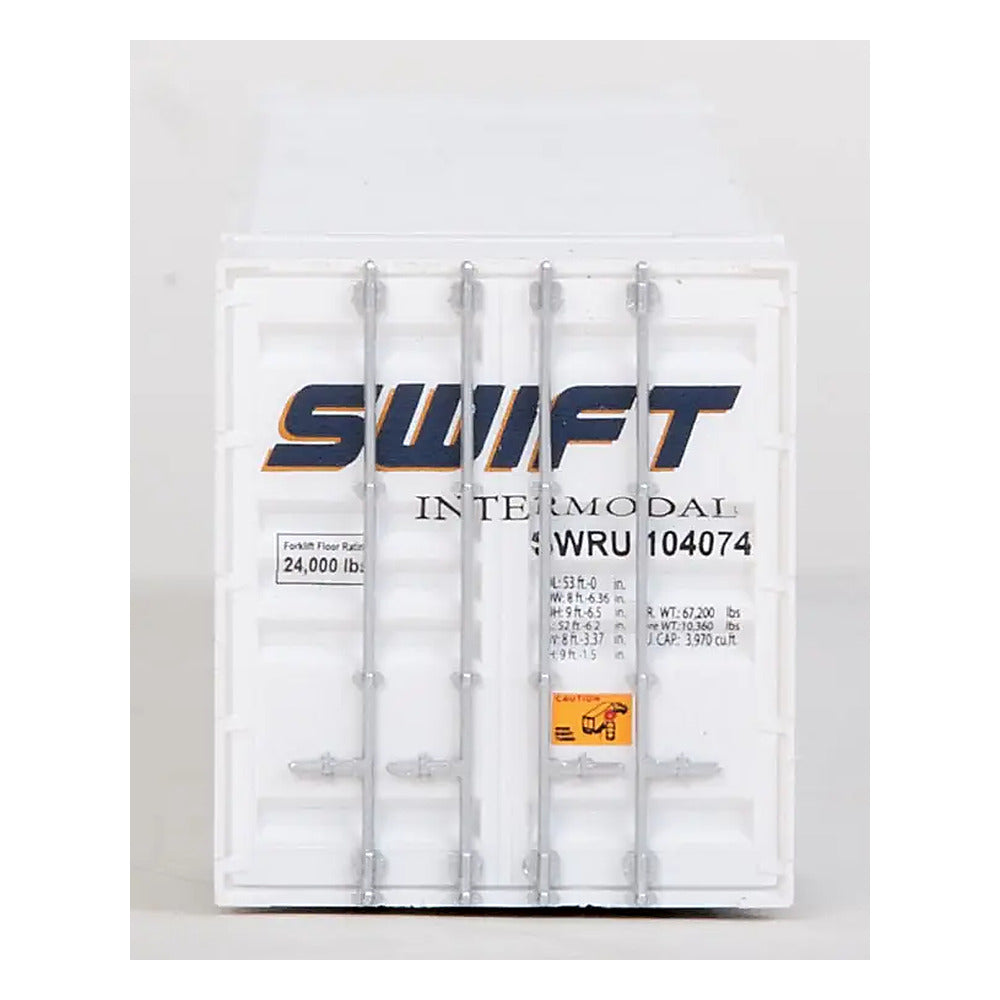 Walthers SceneMaster 949-8509 HO 53' Corrugated Container - Swift