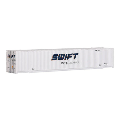 Walthers SceneMaster 949-8509 HO 53' Corrugated Container - Swift