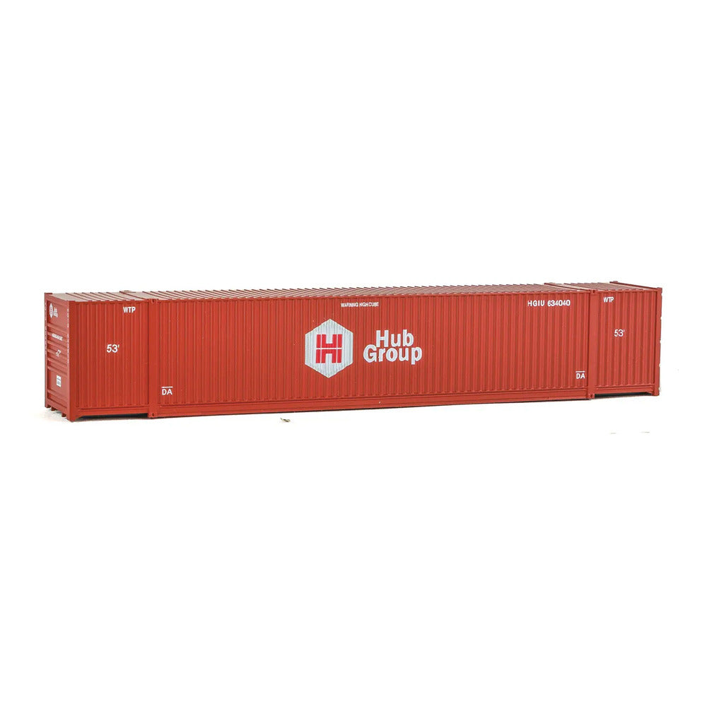 Walthers SceneMaster 949-8521 HO 53' Corrugated Container - Hub Group