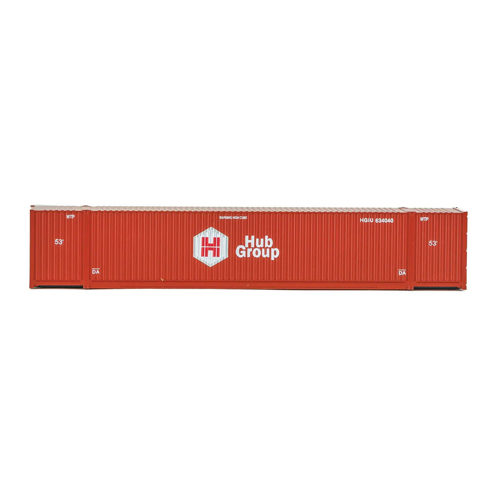 Walthers SceneMaster 949-8521 HO 53' Corrugated Container - Hub Group