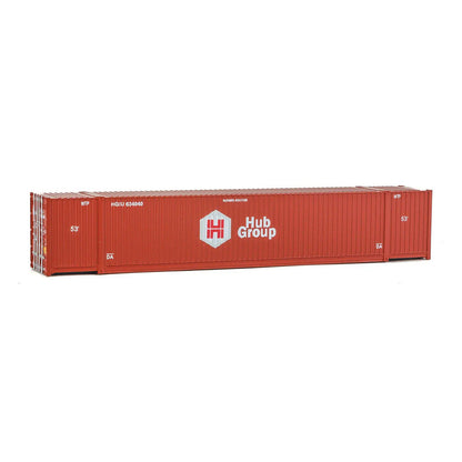 Walthers SceneMaster 949-8521 HO 53' Corrugated Container - Hub Group