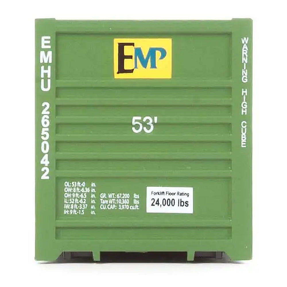 Walthers SceneMaster 8530 HO 53' Container EMP