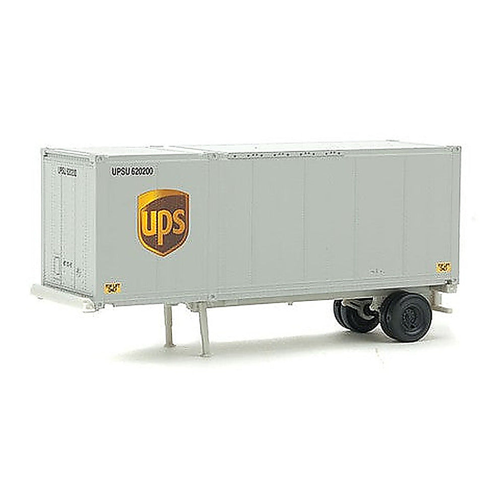 Walthers SceneMaster 8601 HO 28' Container Chassis UPS