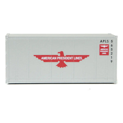 Walthers SceneMaster 949-8651 HO 20' Smooth-Side Container - APL