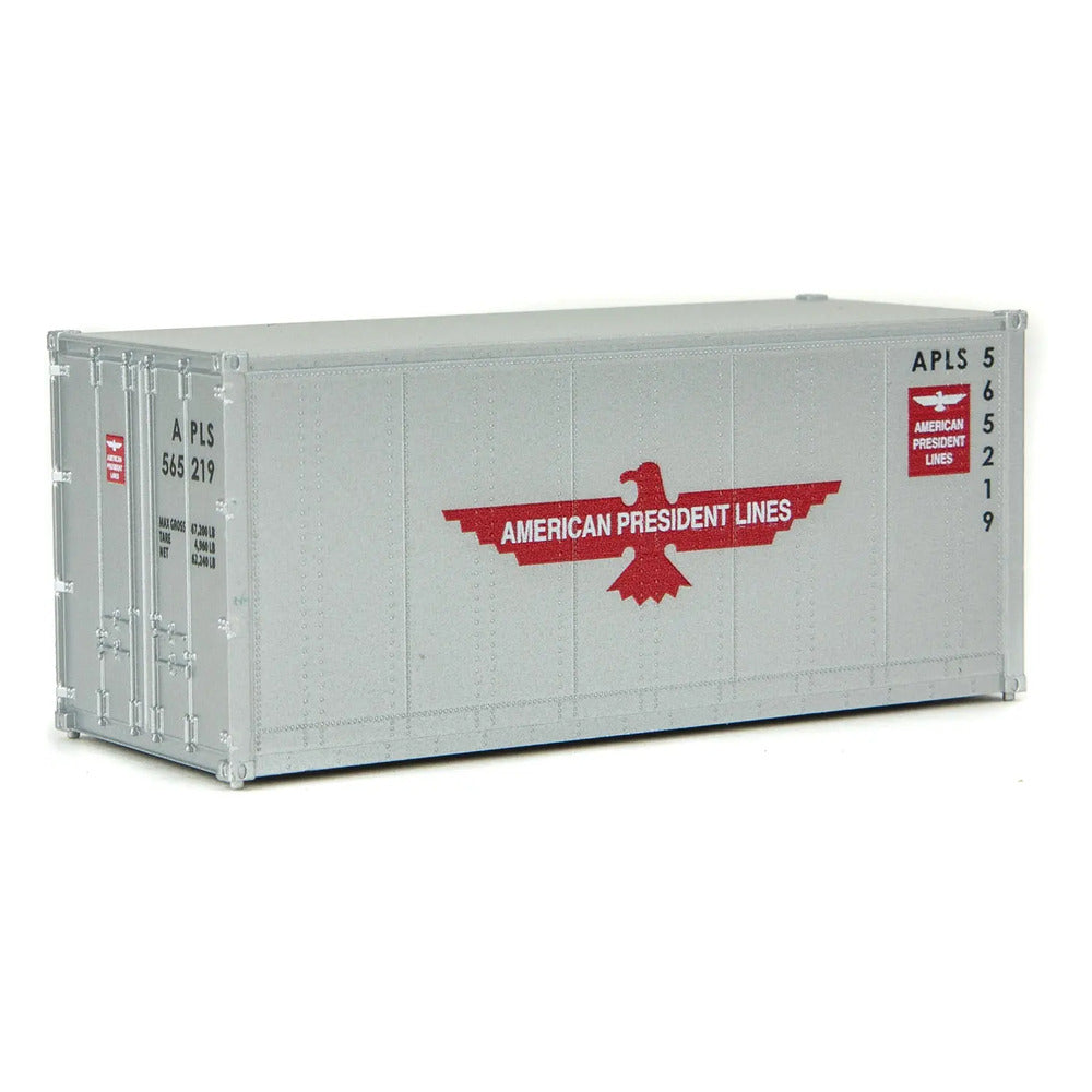 Walthers SceneMaster 949-8651 HO 20' Smooth-Side Container - APL
