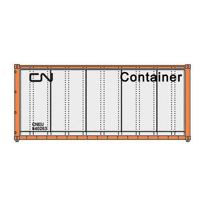 Walthers SceneMaster 8653 HO 20' Smooth Container CN