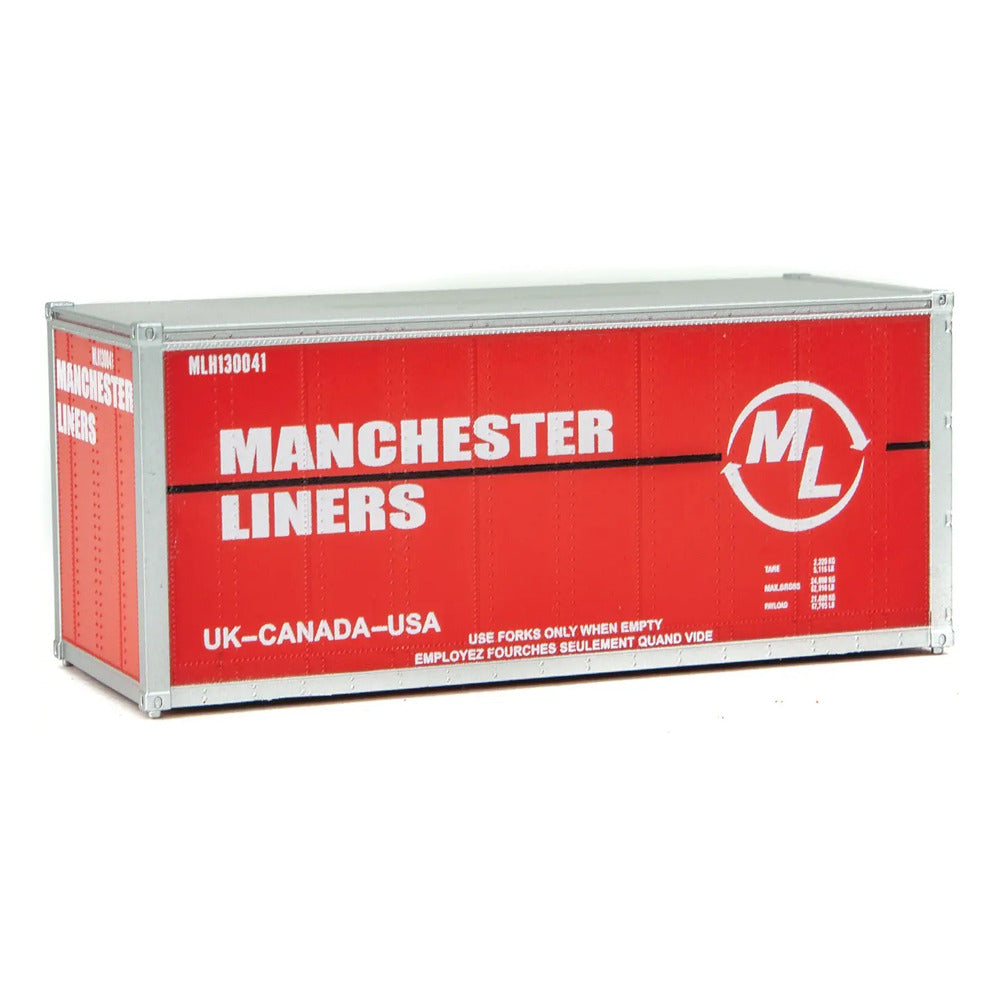 Walthers SceneMaster 949-8656 HO 20' Smooth-Side - Manchester Liners